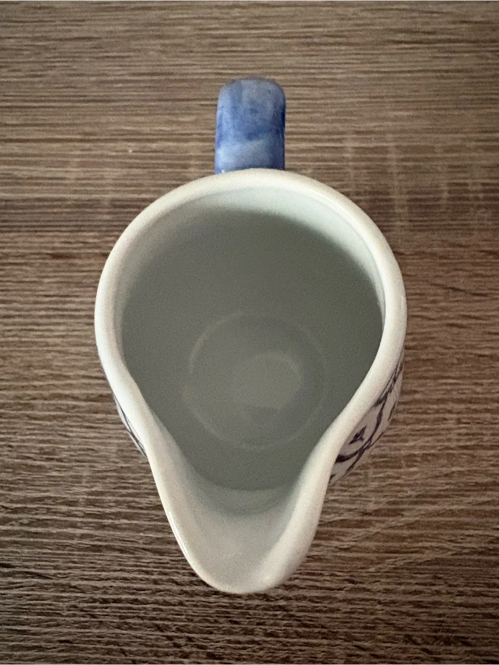Pier 1 Cobalt Blue & White Small Sugar and Creamer Set with Tray - Preused